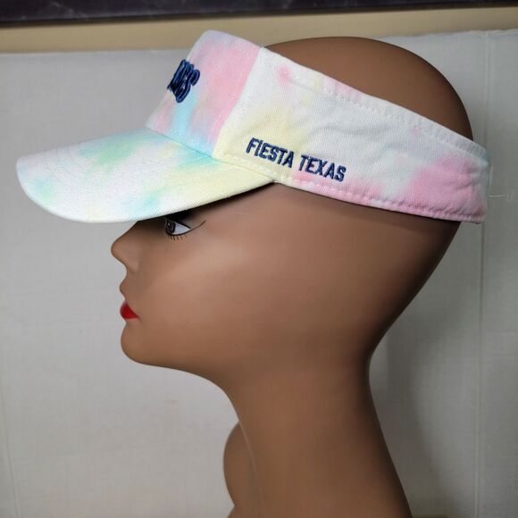 Six Flags Fiesta Texas Pastel Tie Dye Adjustable Visor - Picture 5 of 8